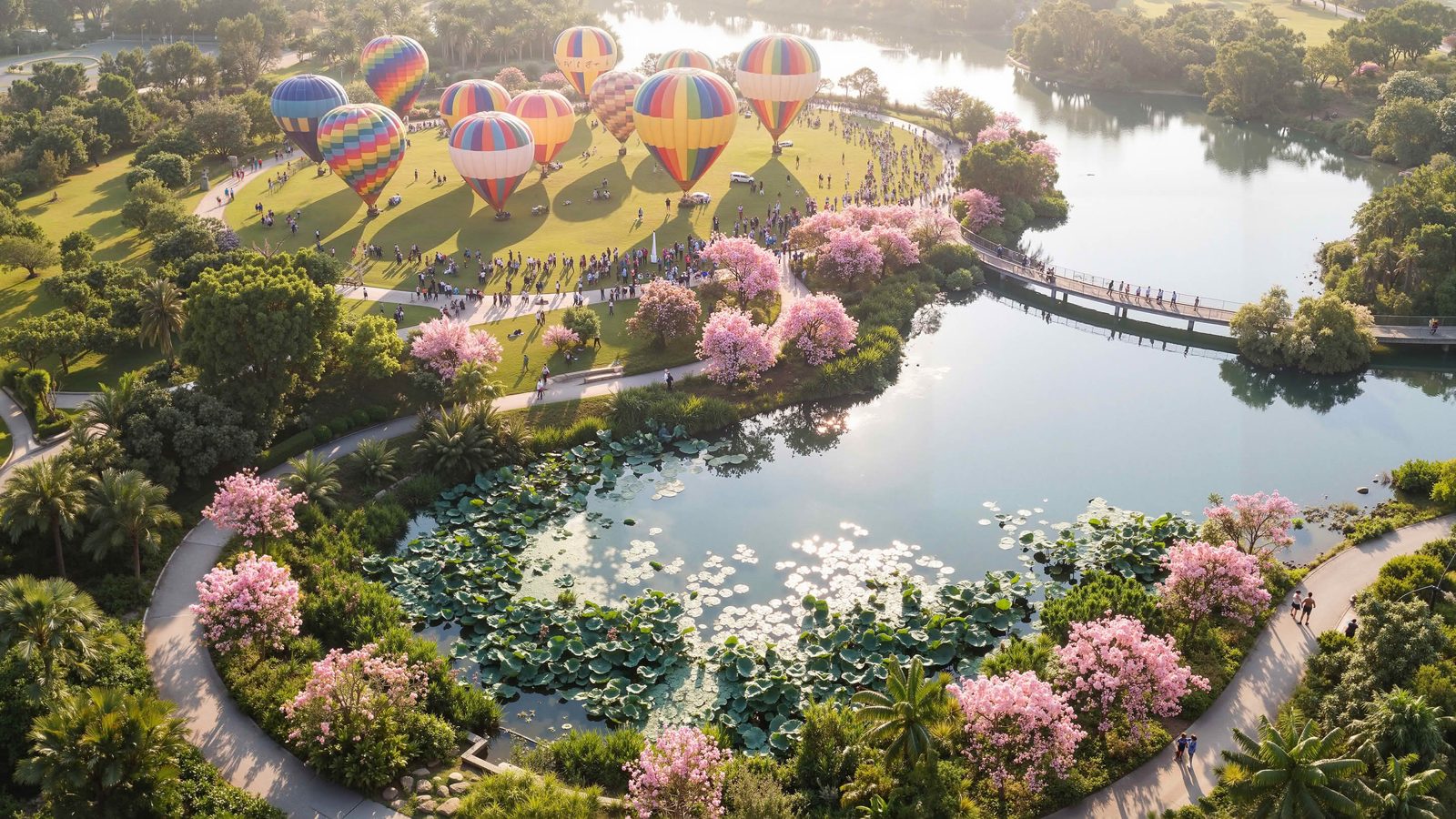Công viên hồ cảnh quan Vinhomes Sài Gòn Park