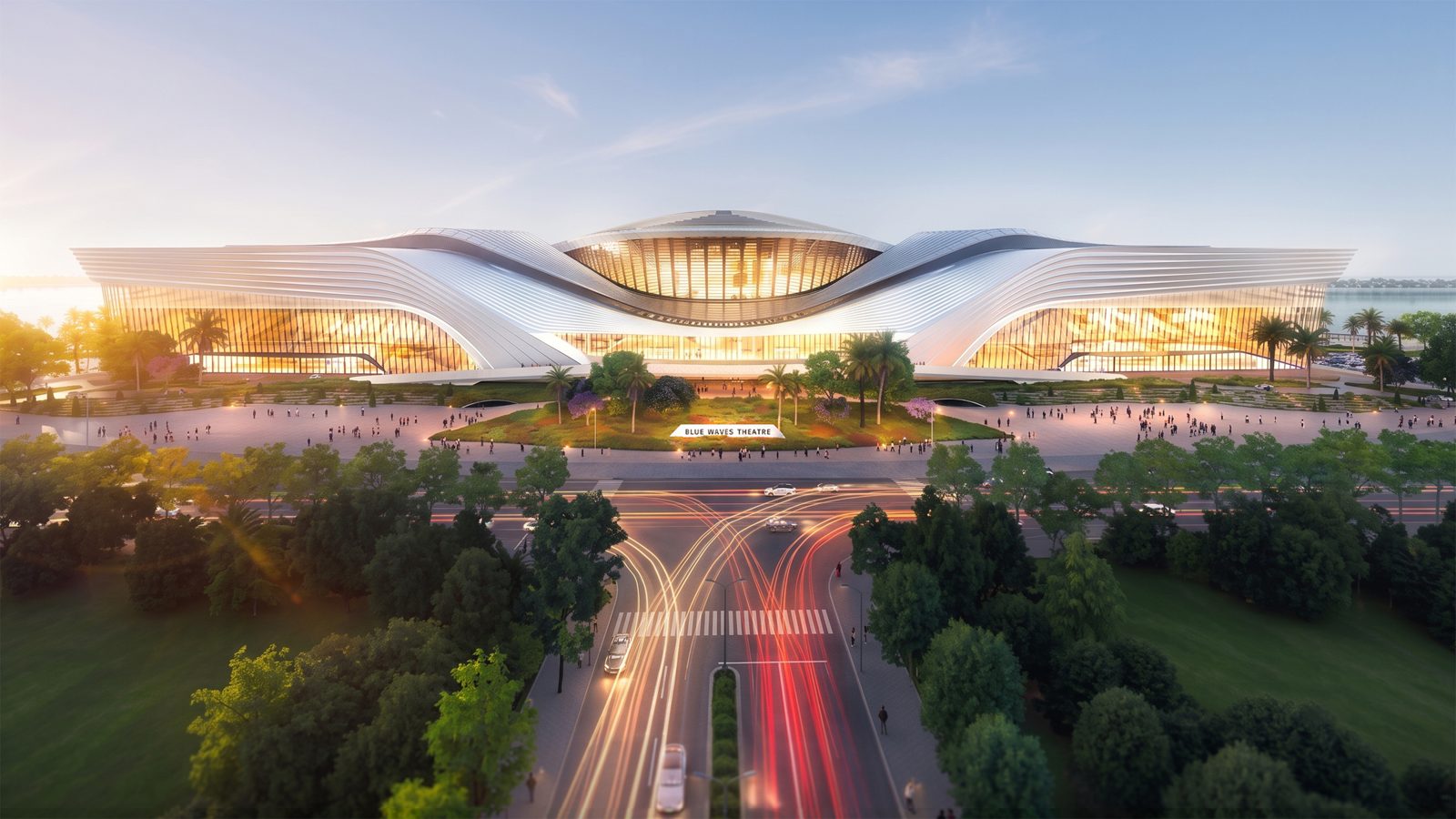 Phối cảnh nhà ga Vinhomes Green Paradise